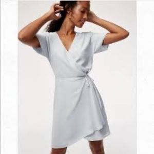 Pale Blue Aritzia Wallace dress